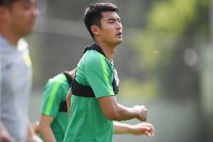 博主：近期出场机会寥寥，王子铭到国安基地自行加练